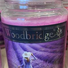 Woodbridge candle lavender and bergmont